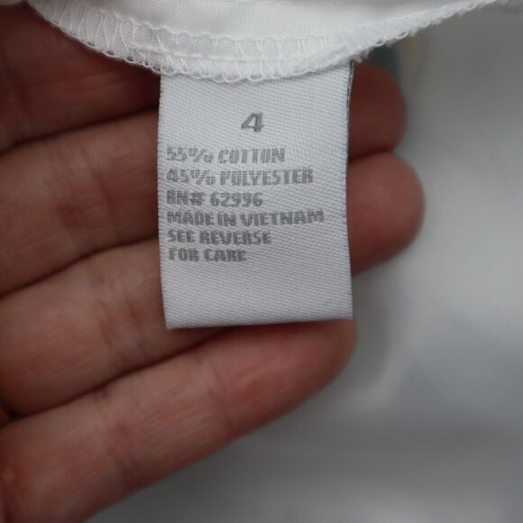 Dressbarn Dress Womens 4 Multicolor Sleeveless Scoop Neck Pleated Knee Length - Picture 6 of 16